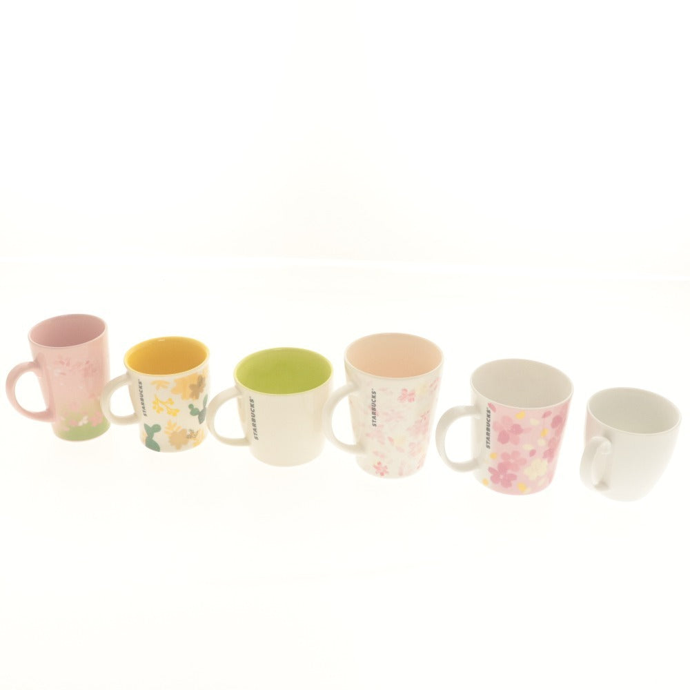 ■ スターバックス ノリタケ マグカップ 6点セット まとめ売り さくら 旧ロゴ 2017 2019 サボテン ハート 2016 等 箱付き 未使用
