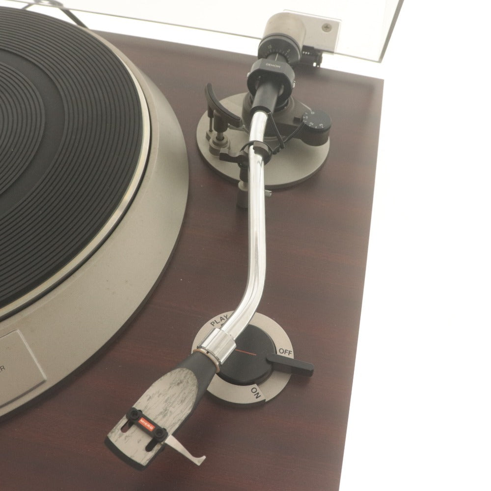 ■ DENON デノン DP-1200 ダイレクト ドライブ レコードプレイヤー ターンテーブル オーディオ機器 通電確認済み 説明書付き