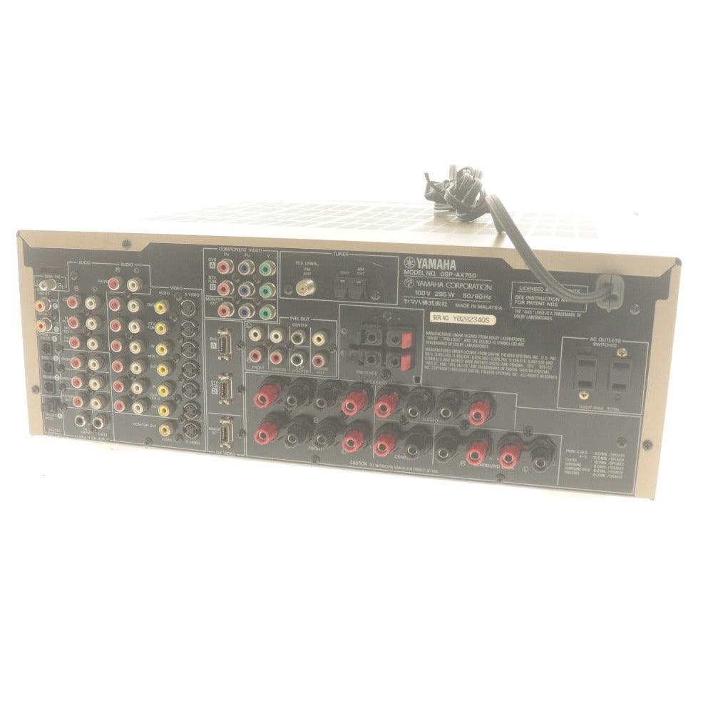 ■ YAMAHA ヤマハ DSP-AX750 AVアンプ 通電確認済み リモコン付き