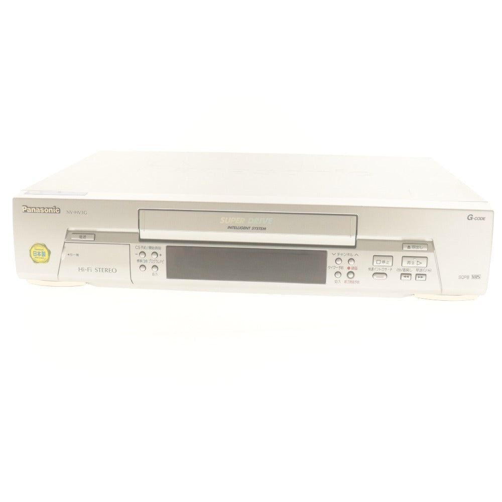 ■ Panasonic パナソニック ビデオカセットレコーダー NV-HV3G Gコード付きVHSハイファイビデオ 通電確認済み 付属品付き