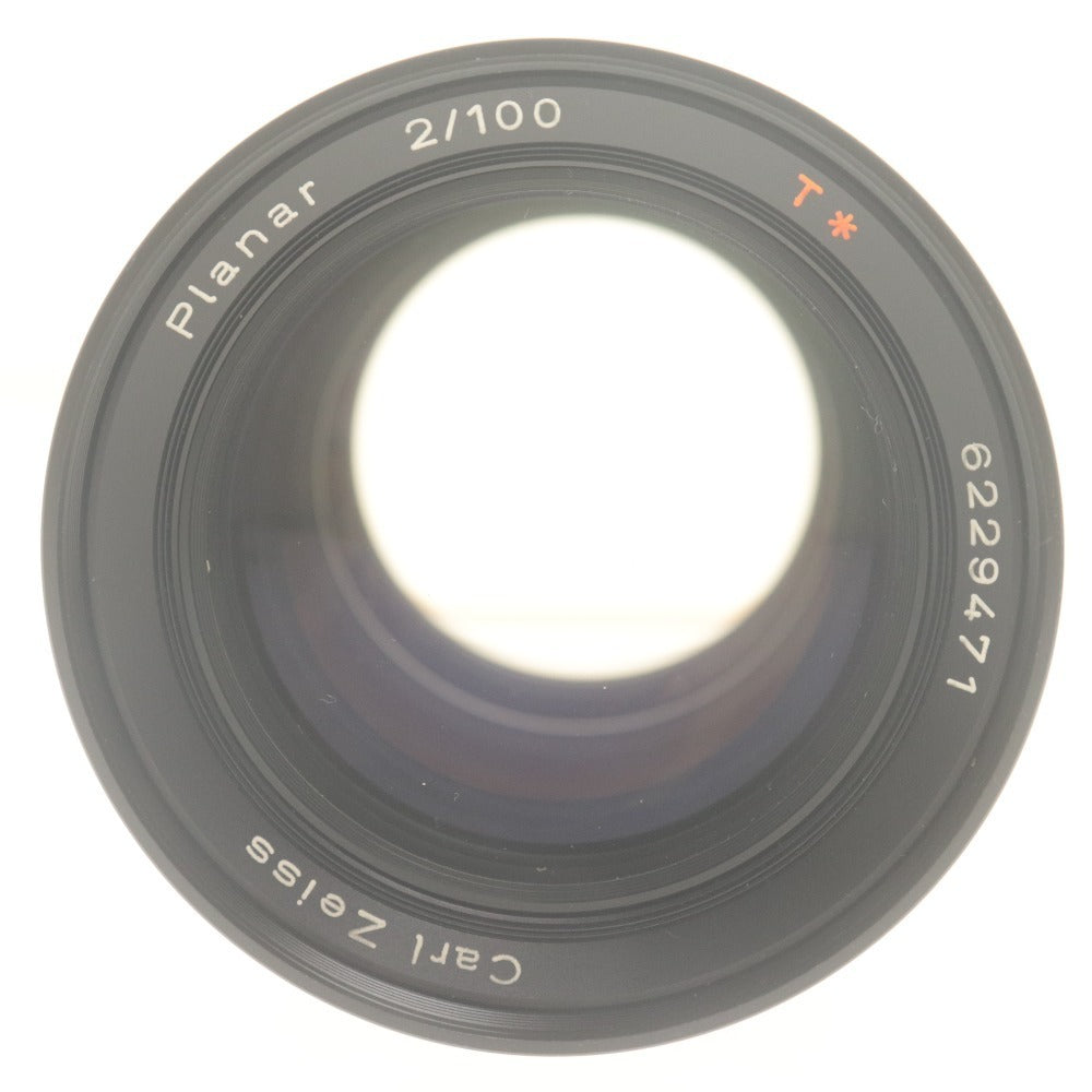 ■ CONTAX コンタックス カメラレンズ Carl Zeiss Planar 2/100 T* カールツァイス プラナー カメラ フィルター付き