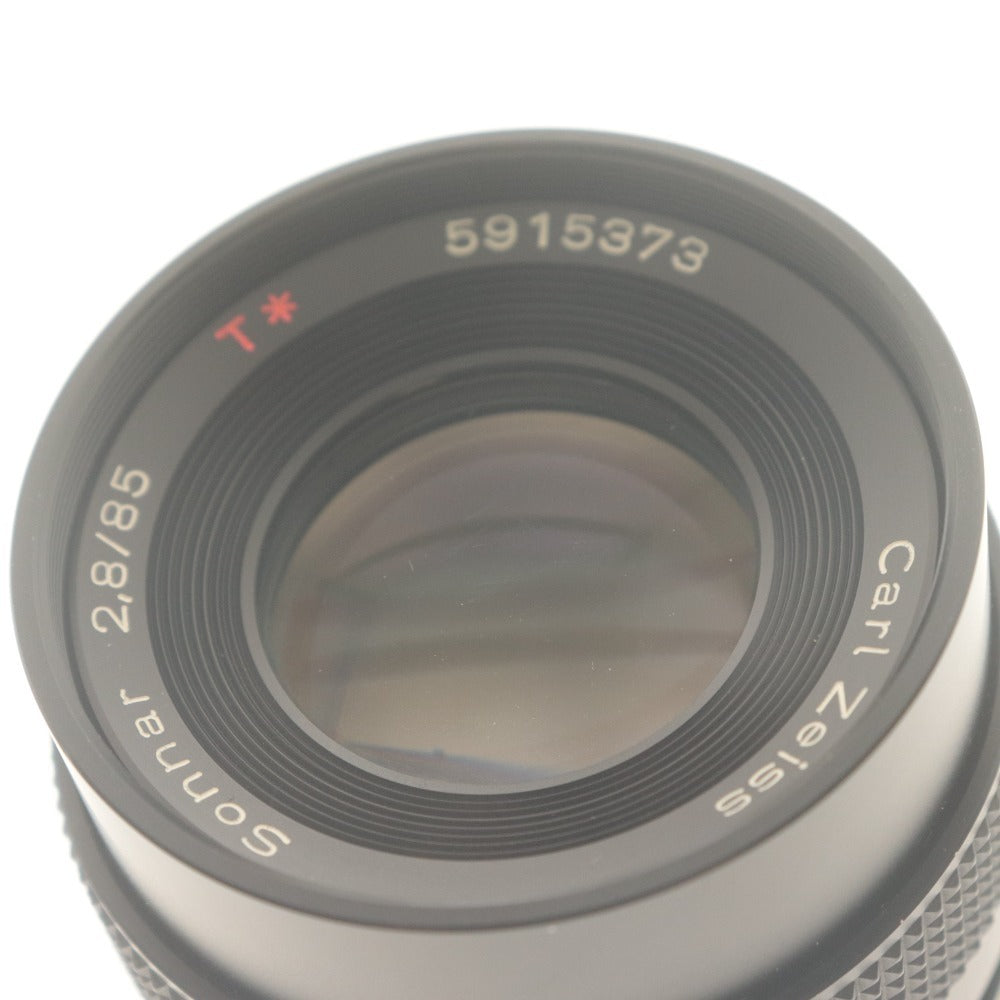 ■ CONTAX Carl Zeiss Sonnar 2.8/85 T* Camera Lens with Filter