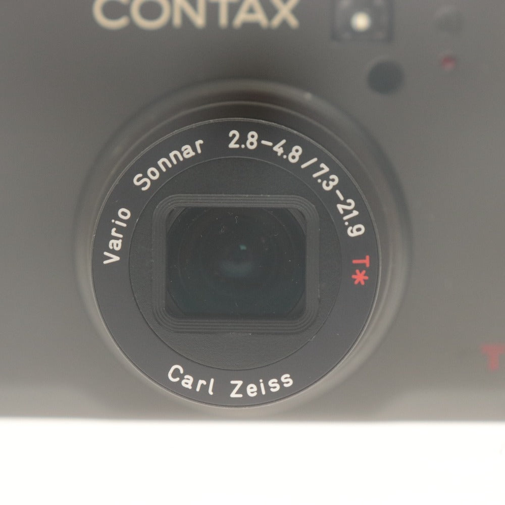 ■ Contax Compact Digital Camera CONTAX T VS DIGITAL Carl Zeiss Vario Sonnar 2.8-4.8/7.3-21.9 T* Power On Confirmed, Accessories Included