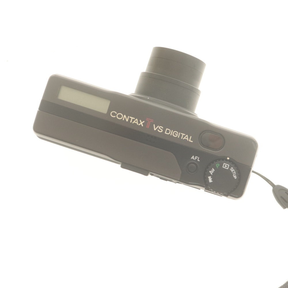 ■ Contax Compact Digital Camera CONTAX T VS DIGITAL Carl Zeiss Vario Sonnar 2.8-4.8/7.3-21.9 T* Power On Confirmed, Accessories Included