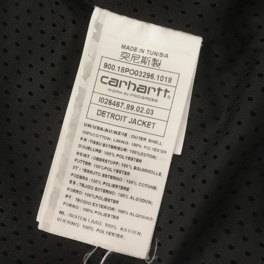 ■ Carhartt カーハート Detroit Jacket デトロイトジャケット アウター ダック コットン ポリエステル メンズ L ブラック