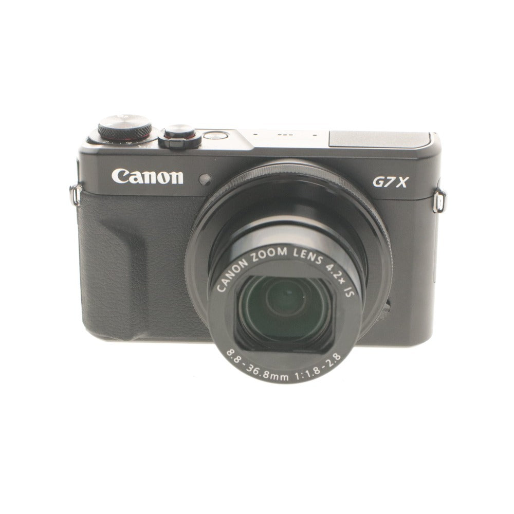 ■ Canon Digital Camera PowerShot G7 X Mark II Compact Lens 8.8-36.8mm 1:1.8-2.8 With Box and Accessories, Power Confirmed