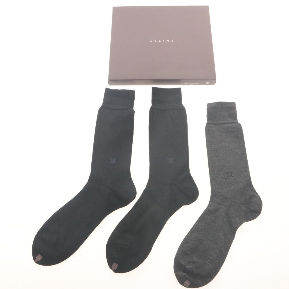 ■ 靴下 紳士用ビジネスソックス 7足/点セット まとめ売り FORNERIS/Yves Saint Laurent/CELINE/ メンズ レディース 25cm 未開封 未使用