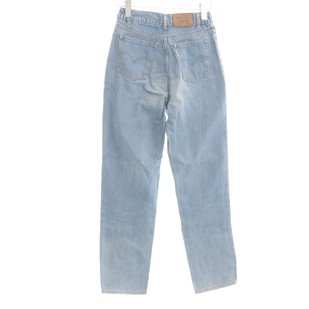 ■ Levi's リーバイス ジーンズ デニムパンツ ボトムス ウエストサイドゴム 日本製 丸高衣料 レディース 実寸XS相当 ライトネイビー