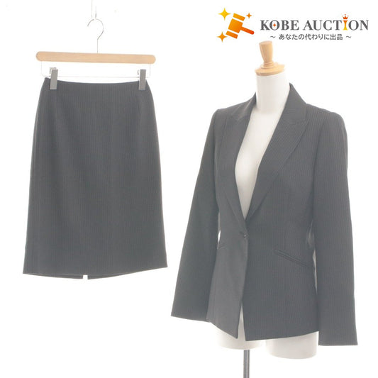 ■ JAYRO Suit Setup Tailored Jacket Long Sleeve Tight Skirt Bottoms Stripe Pattern Formal Women's M Excellent Condition