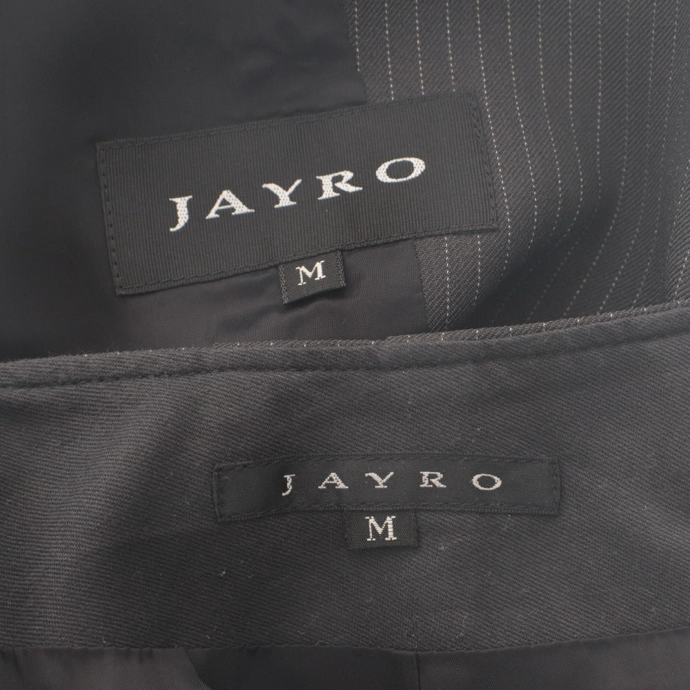 ■ JAYRO ジャイロ スーツ セットアップ テーラードジャケット 長袖 タイトスカート ボトムス ストライプ柄 フォーマル レディース M 美品