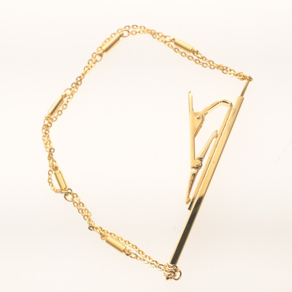 ■ ネクタイピン カフスボタン 6点セット まとめ売り テスター反応〇 アメジスト/アワビ貝/Caldbeck/金色 等 総重量68g ケース付き 未使用