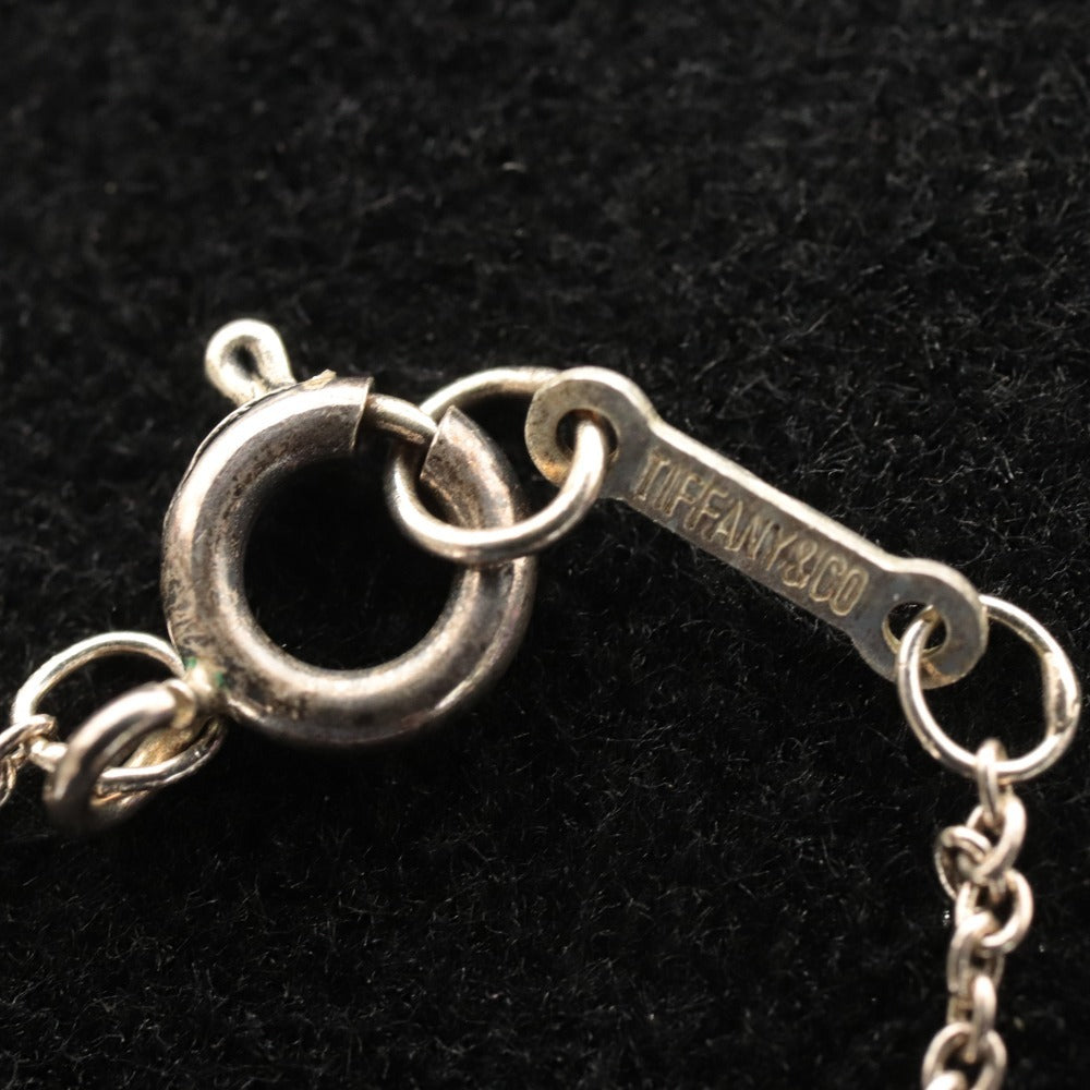 ■ TIFFANY&Co ティファニー ネックレス エルサ・ペレッティ ビーン デザイン スターリングシルバー 925 刻印有 8g 箱付き 未使用(汚有)