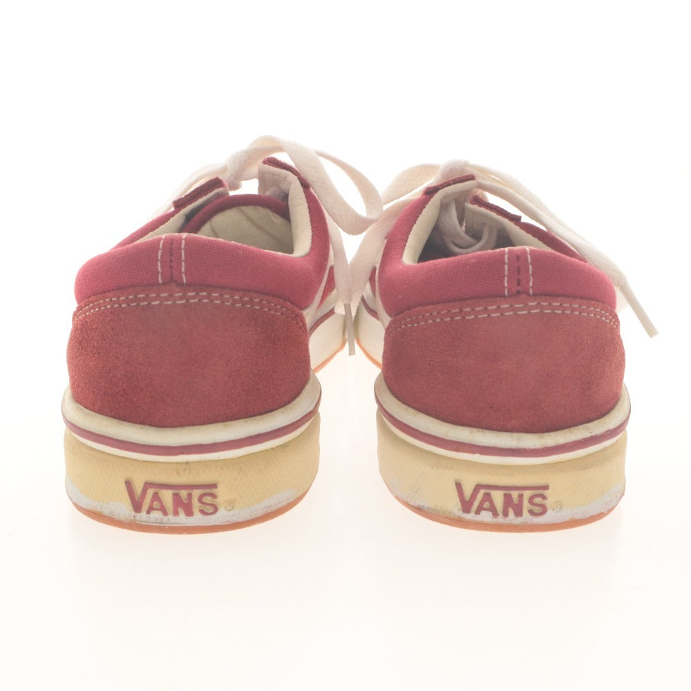 ■ VANS スニーカー NEW JAZZ ニュージャズ V2000 ストリート感 キャンバス メンズ レディース 6 (24cm相当) レッド 白 未使用(訳アリ)