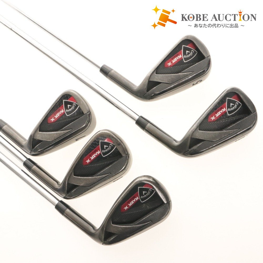 ■ Callaway キャロウェイ ゴルフクラブ アイアン RAZR X Black 5-9 5本セット まとめ売り シャフト N.S.PRO 950GH