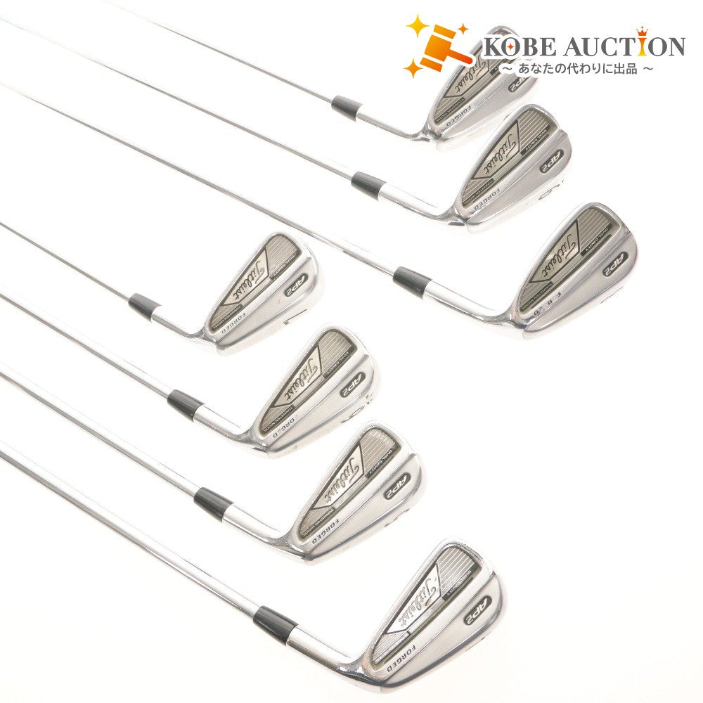 ■ Titleist Golf Club Irons AP2 4-9 P 7-piece Set Shaft RIFLE PROJECT X 5.5 (Flex S equivalent)
