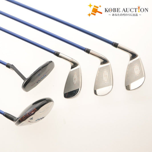 ■ Liona Riona Golf Club Icicles Iron Putter Fairway Wood 5-piece Set, Flex L Shaft, Ladies