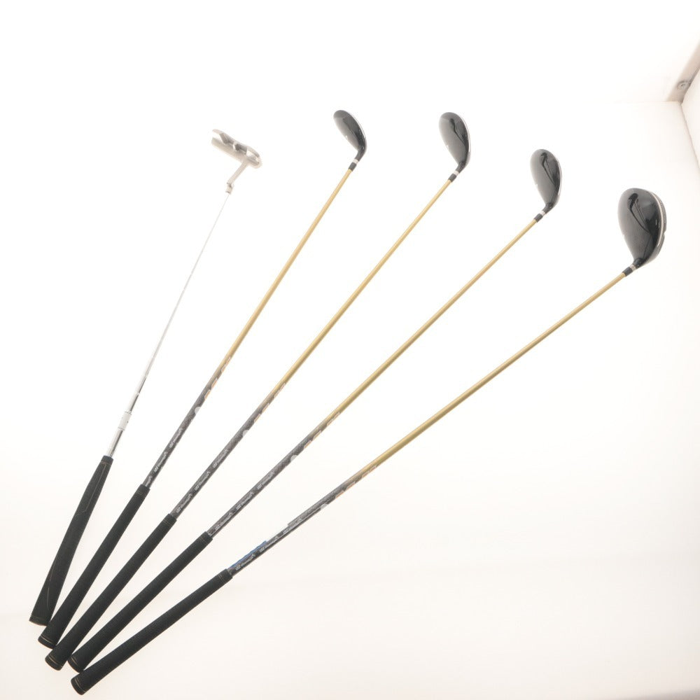 ■ Mizuno Golf Clubs RV-03 5-Club Set Bundle Driver 1W, Fairway Wood 3W, 5W, Utility, Putter with Headcovers