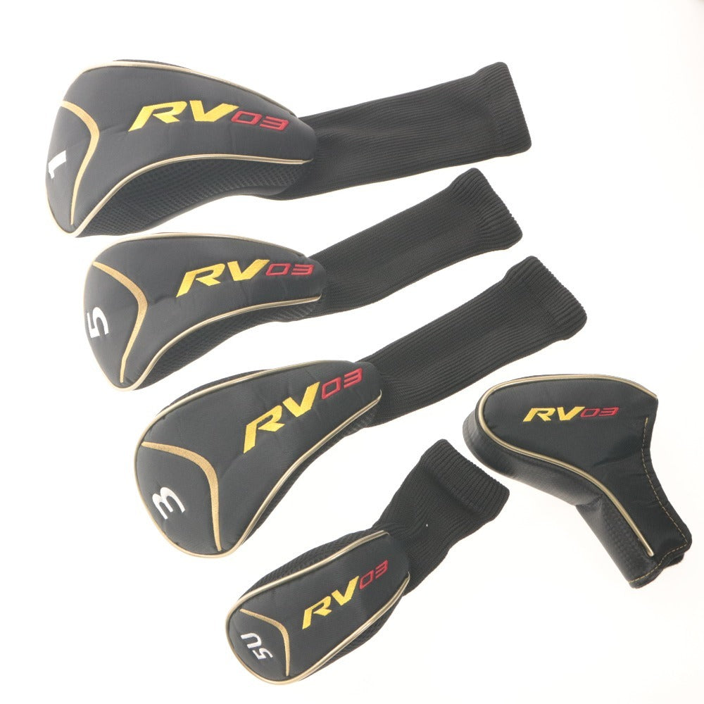 ■ Mizuno Golf Clubs RV-03 5-Club Set Bundle Driver 1W, Fairway Wood 3W, 5W, Utility, Putter with Headcovers