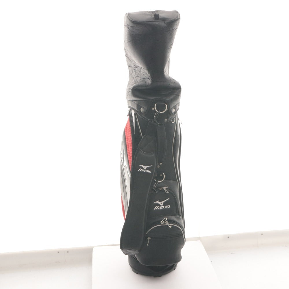 ■ MIZUNO Golf Bag Caddy Bag Golf Goods 5-Way Divider Approx. 126cm 3.1kg Black Red