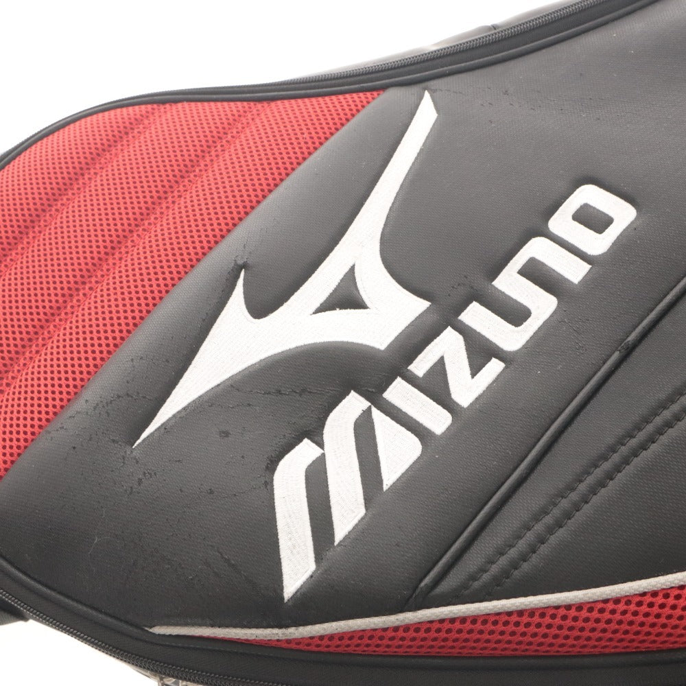 ■ MIZUNO Golf Bag Caddy Bag Golf Goods 5-Way Divider Approx. 126cm 3.1kg Black Red