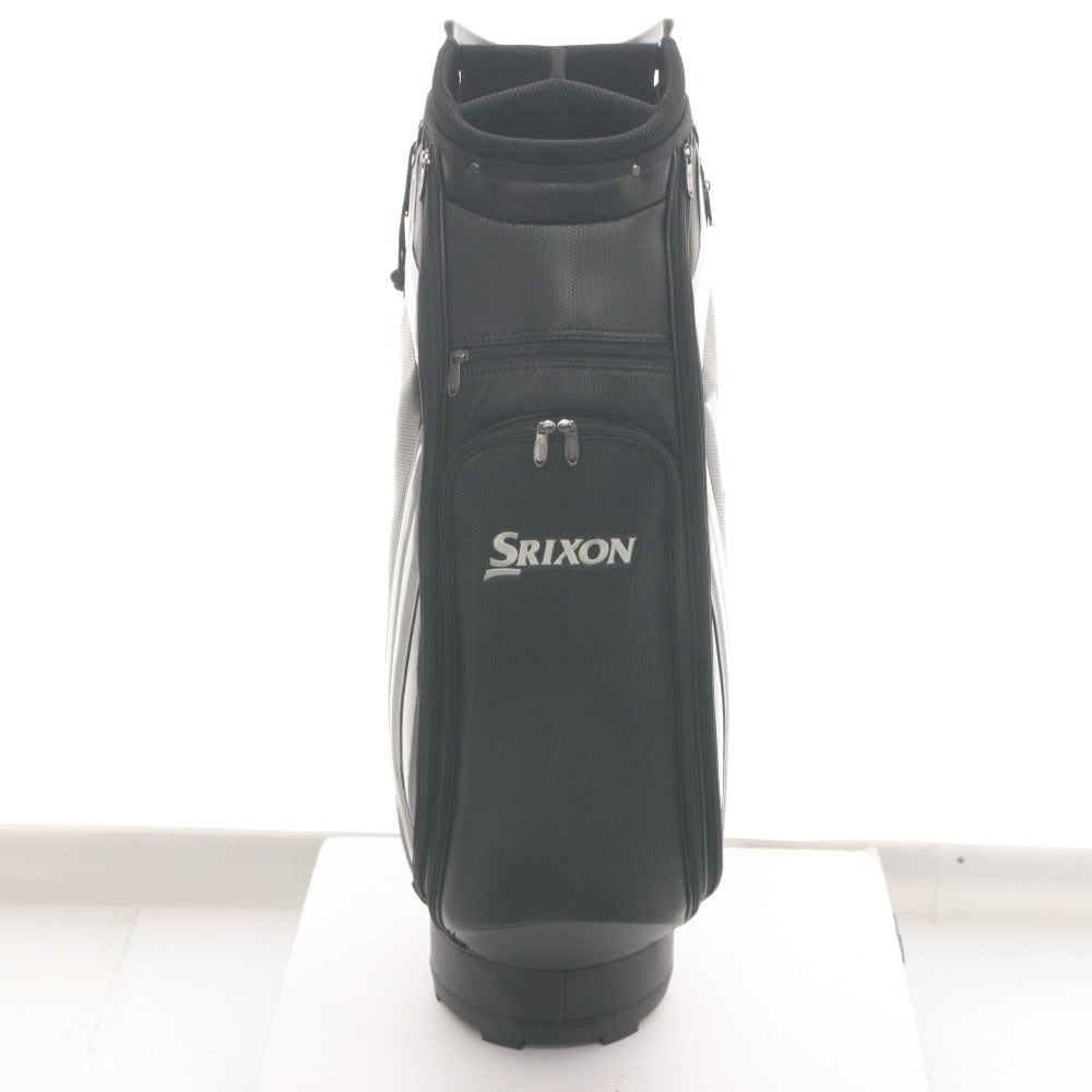 ■ SRIXON スリクソン ゴルフバッグ キャディバッグ GGC-S166 ゴルフ用品 9.5型 3.0kg ブラック シルバー タグ付き