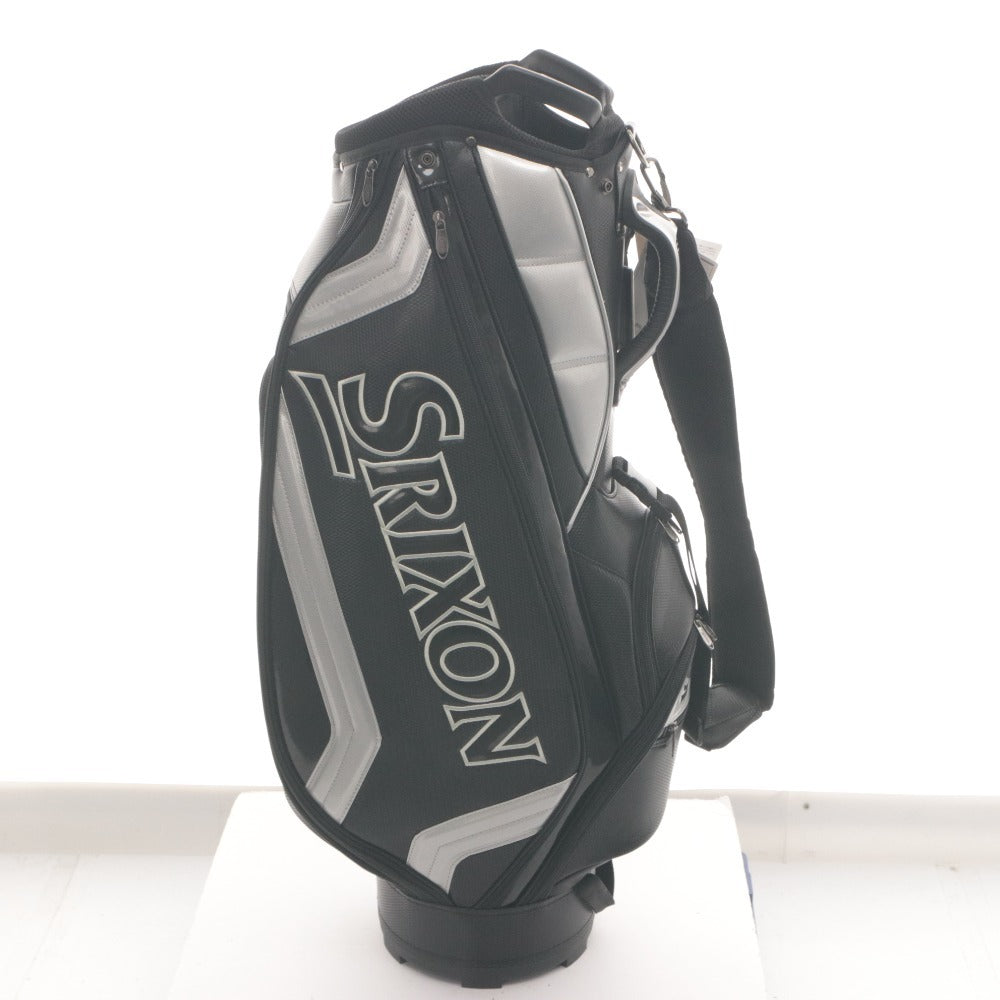 ■ SRIXON スリクソン ゴルフバッグ キャディバッグ GGC-S166 ゴルフ用品 9.5型 3.0kg ブラック シルバー タグ付き