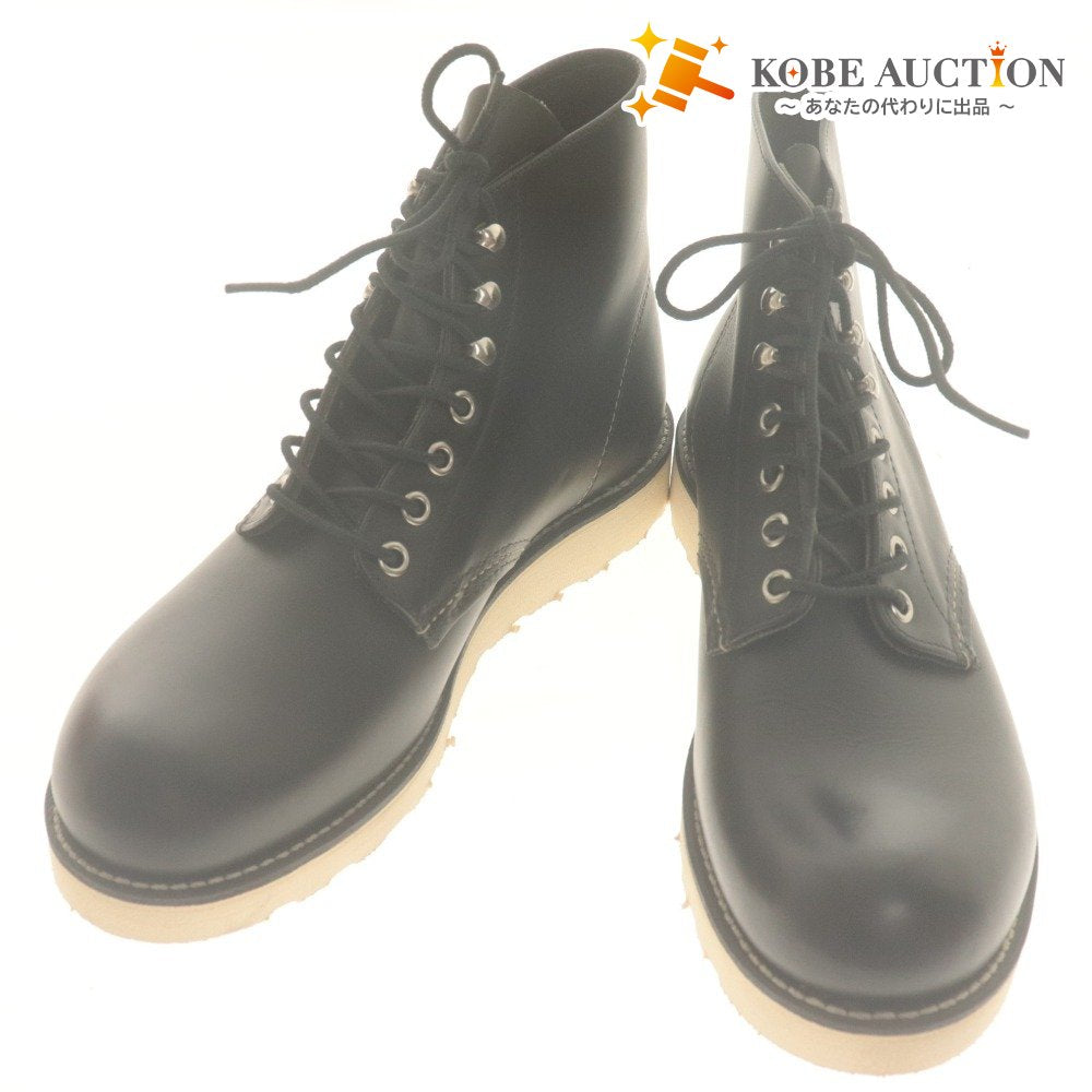 ■ RED WING Boots 8165 Classic Round Toe Irish Setter Men's 26.0 Black with Accessories
