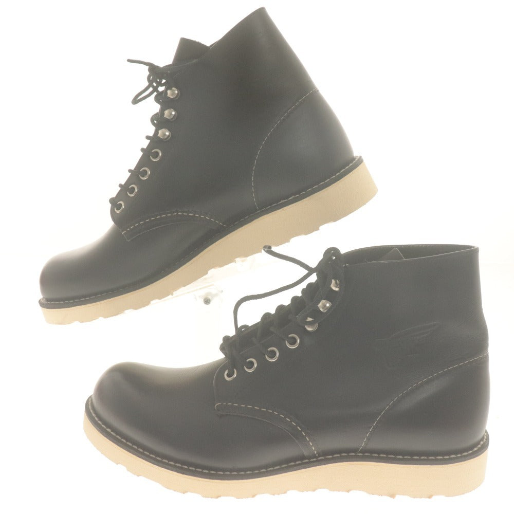 ■ RED WING Boots 8165 Classic Round Toe Irish Setter Men's 26.0 Black with Accessories