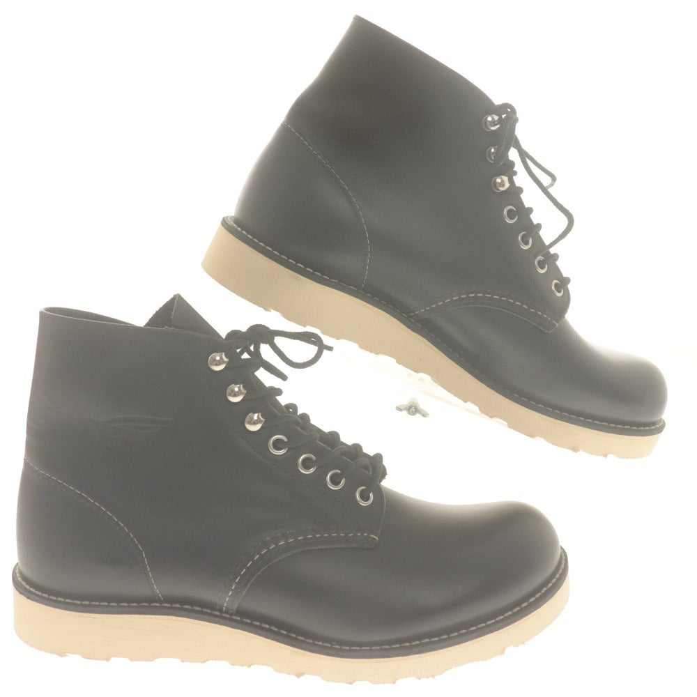 ■ RED WING Boots 8165 Classic Round Toe Irish Setter Men's 26.0 Black with Accessories