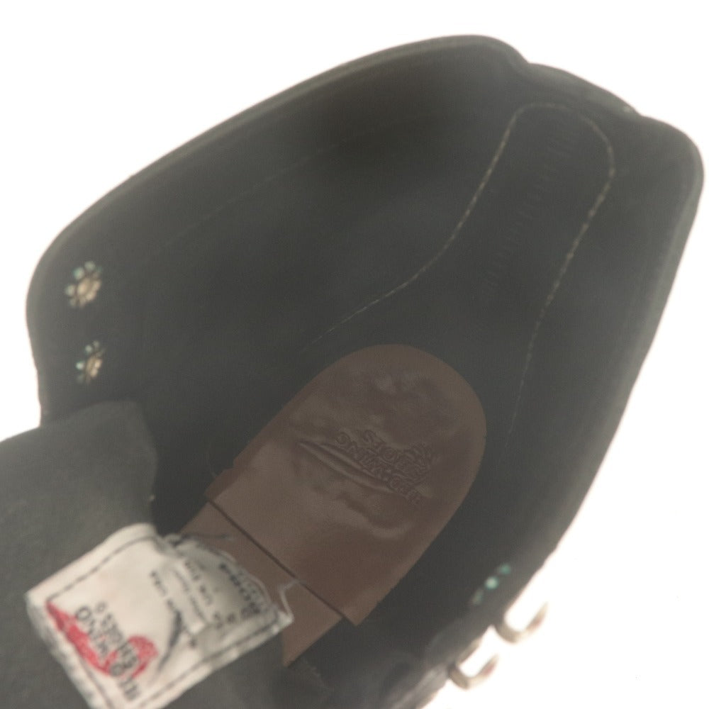 ■ RED WING Boots 8084 Iron Ranger Men's 26.0 Black with Accessories