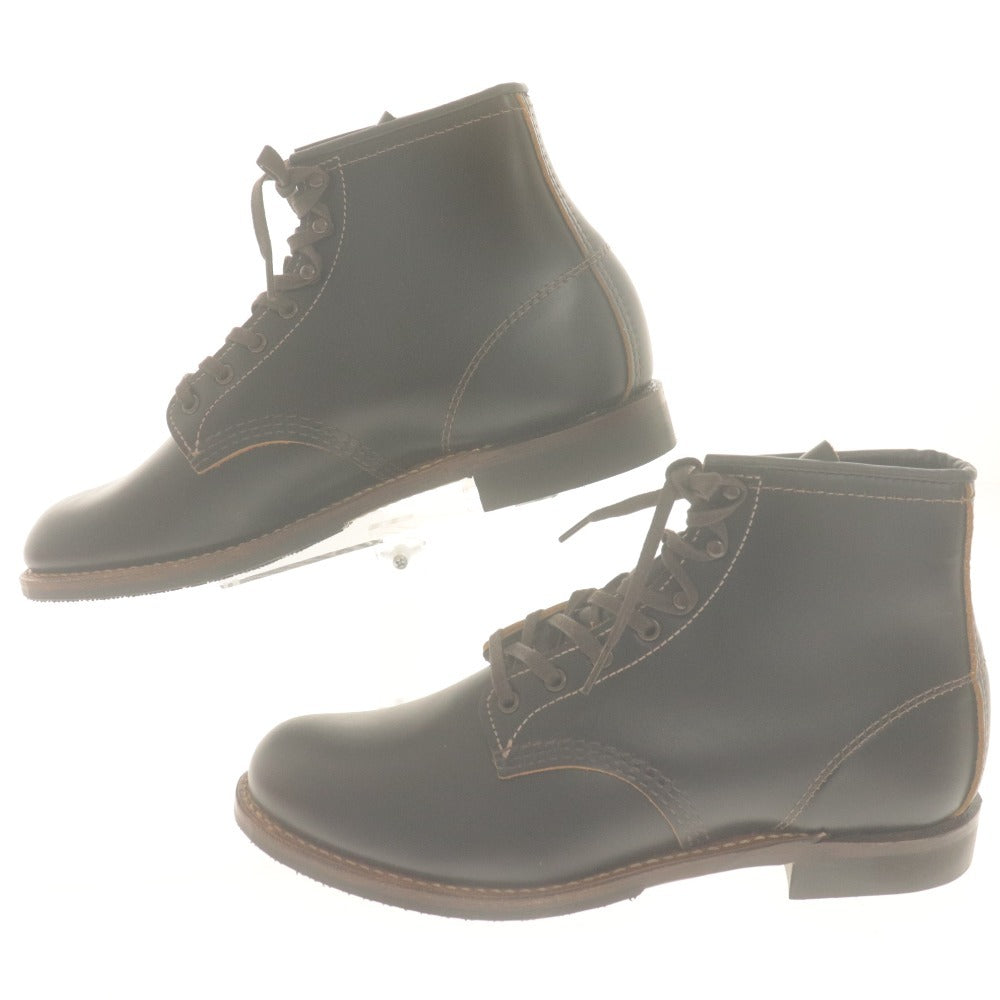 ■ RED WING Boots 9060 Footwear Beckman Flatbox Men's 26.0 Black With accessories Unused