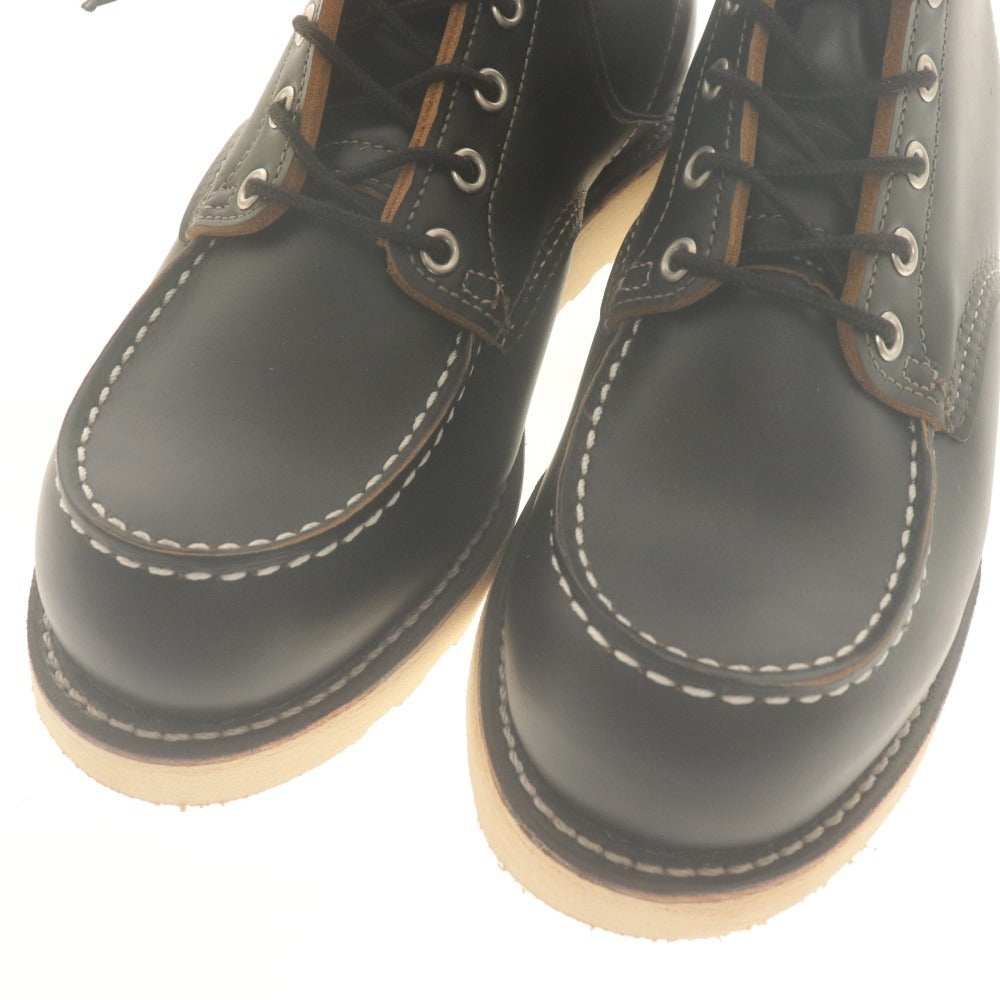 ■ RED WING レッドウィング ブーツ 9874 靴 アイリッシュセッター 犬タグ メンズ 26.0 ブラック 付属品付き 未使用