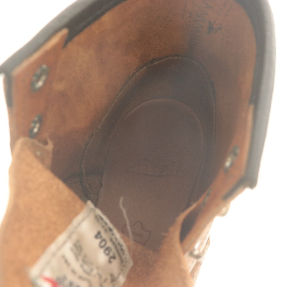 ■ RED WING レッドウィング ブーツ レースアップワークブーツ 2904 靴 ラインマン 26.0 ブラウン クロス付き