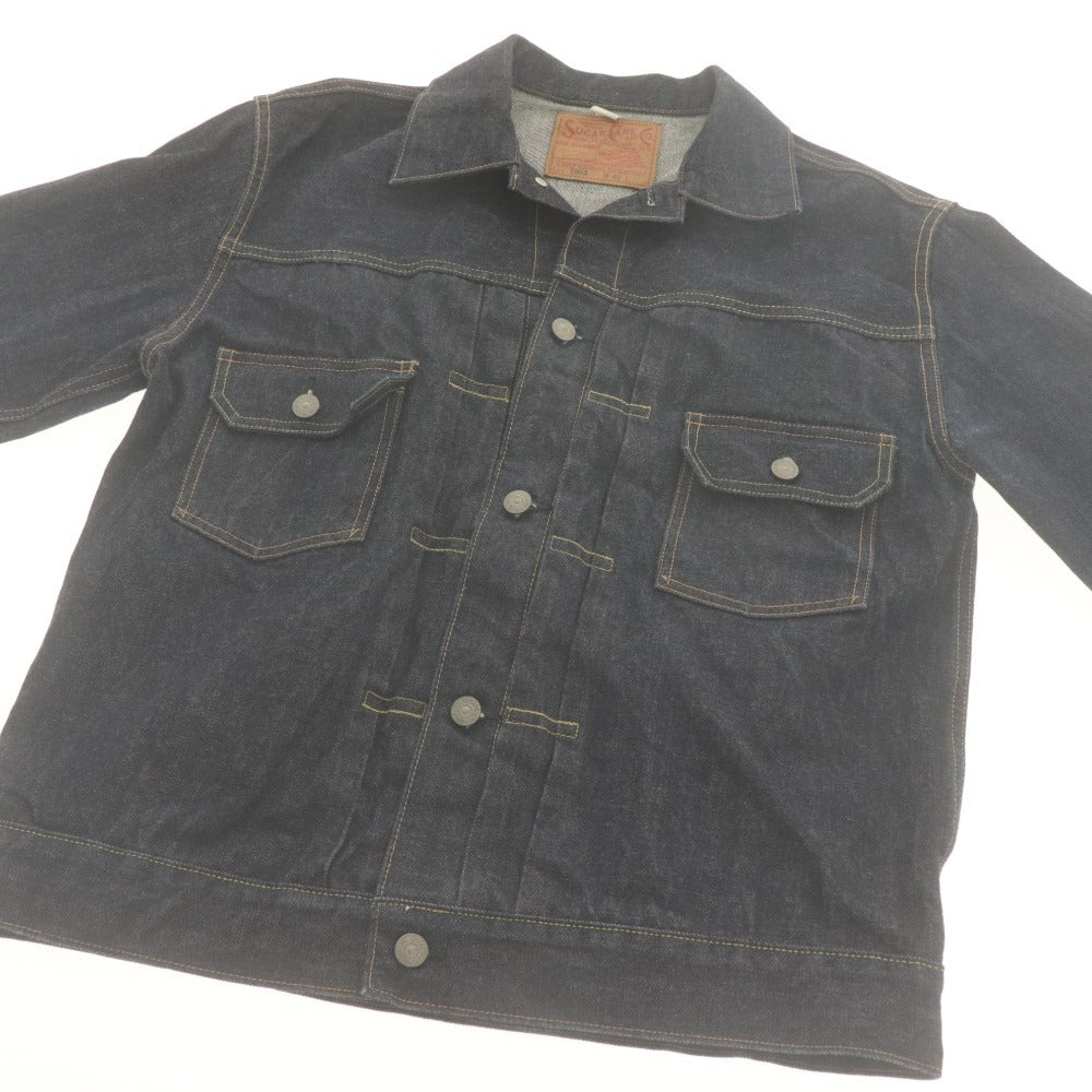 ■ SUGAR CANE シュガーケーン Gジャン ジャケット SC11953 アウター 14.25oz デニム 1953年 2nd 東洋 メンズ 40 インディゴ