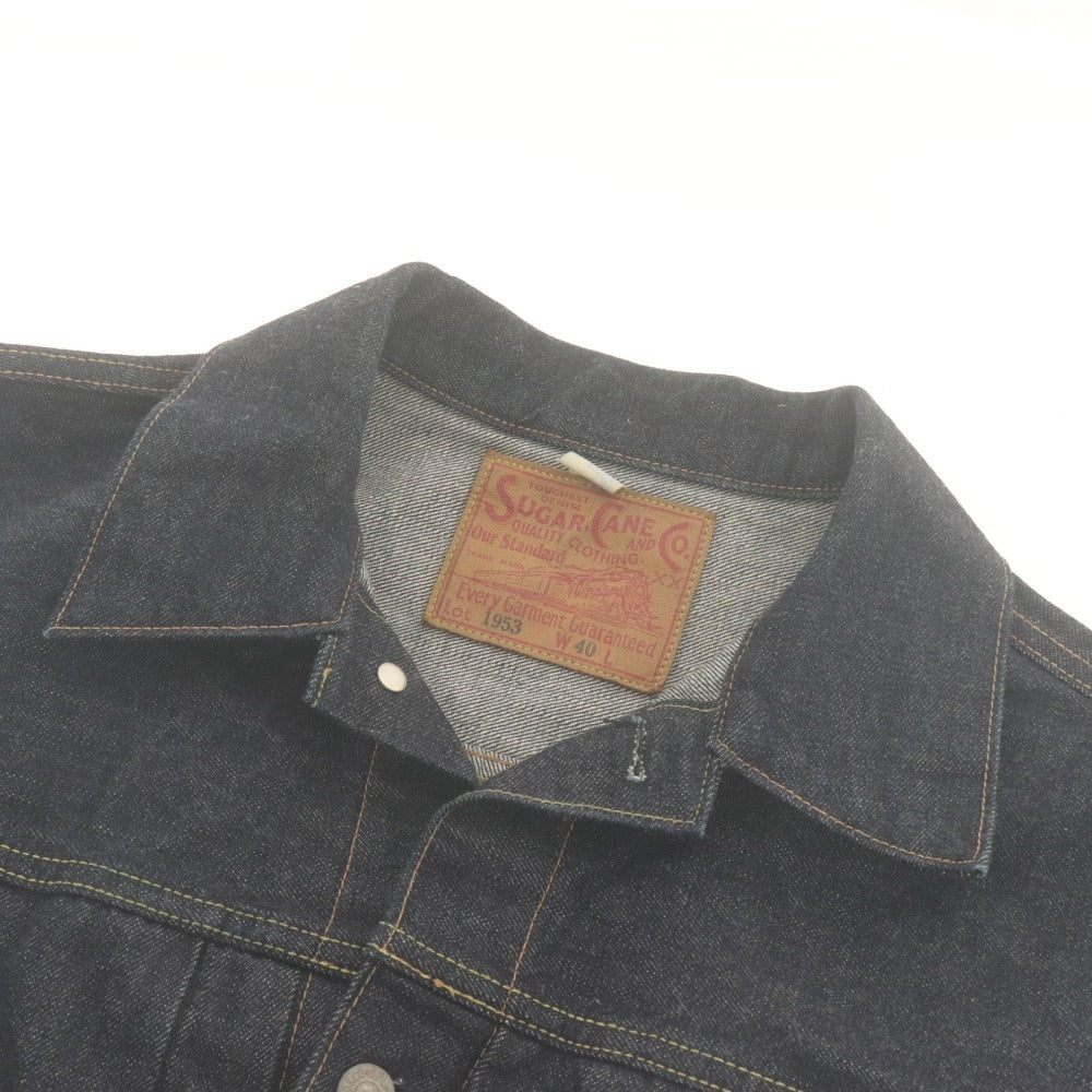 ■ SUGAR CANE シュガーケーン Gジャン ジャケット SC11953 アウター 14.25oz デニム 1953年 2nd 東洋 メンズ 40 インディゴ