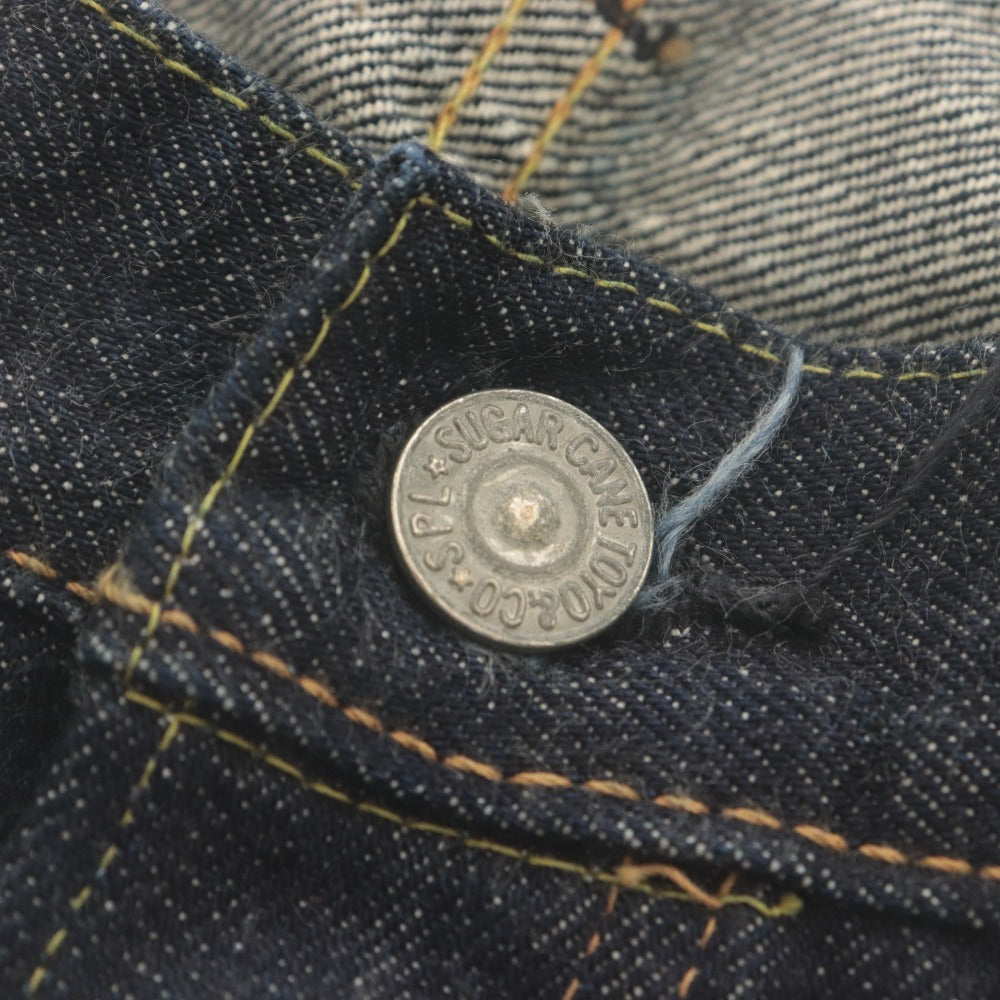 ■ SUGAR CANE シュガーケーン パンツ ジーンズ ボトムス 14.25oz デニム 1947 ボタンフライ ストレート 東洋 メンズ W34 L34 インディゴ