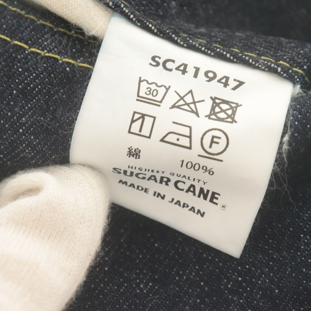 ■ SUGAR CANE シュガーケーン パンツ ジーンズ ボトムス 14.25oz デニム 1947 ボタンフライ ストレート 東洋 メンズ W34 L34 インディゴ