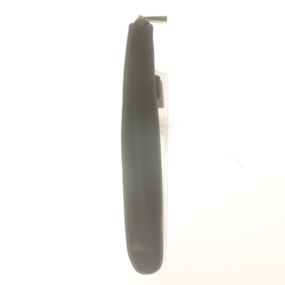 ■ SERAPIAN Clutch Bag, Second Bag, Leather Bag, Leather, Evolution, Single-Sided Zipper, Business Case, Made in Italy, Black