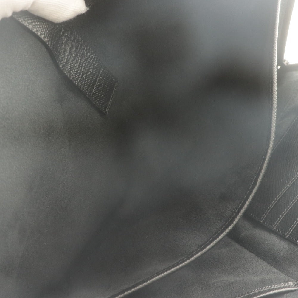 ■ SERAPIAN Clutch Bag, Second Bag, Leather Bag, Leather, Evolution, Single-Sided Zipper, Business Case, Made in Italy, Black