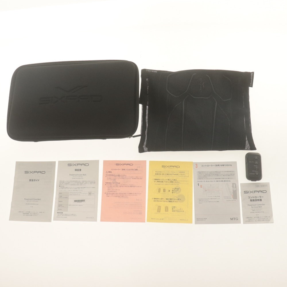 ■ SIXPAD エクササイズマシン パワースーツ コアベルト HOME GYM対応モデル SE-BS-00C-L Lサイズ 付属品,別売コントローラー付き 通電済