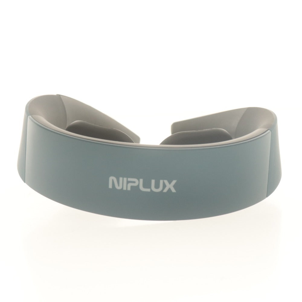 ■ NIPLUX Neck Massager NECK RELAX 1S NP-NR21BL-1S EMS Heat Ultra-Light Health Massage Device with Accessories - Tested and Working
