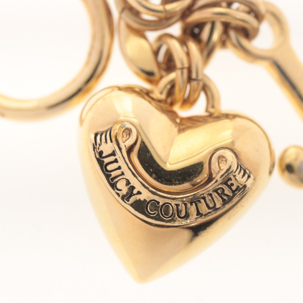 ■ JUICY COUTURE ジューシークチュール ブレスレット アクセサリーチェーン ハートチャーム 58.6g レディース ゴールド 箱付き