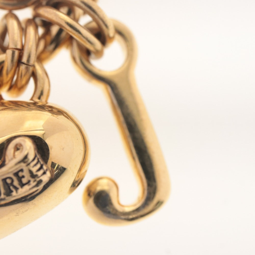 ■ JUICY COUTURE ジューシークチュール ブレスレット アクセサリーチェーン ハートチャーム 58.6g レディース ゴールド 箱付き