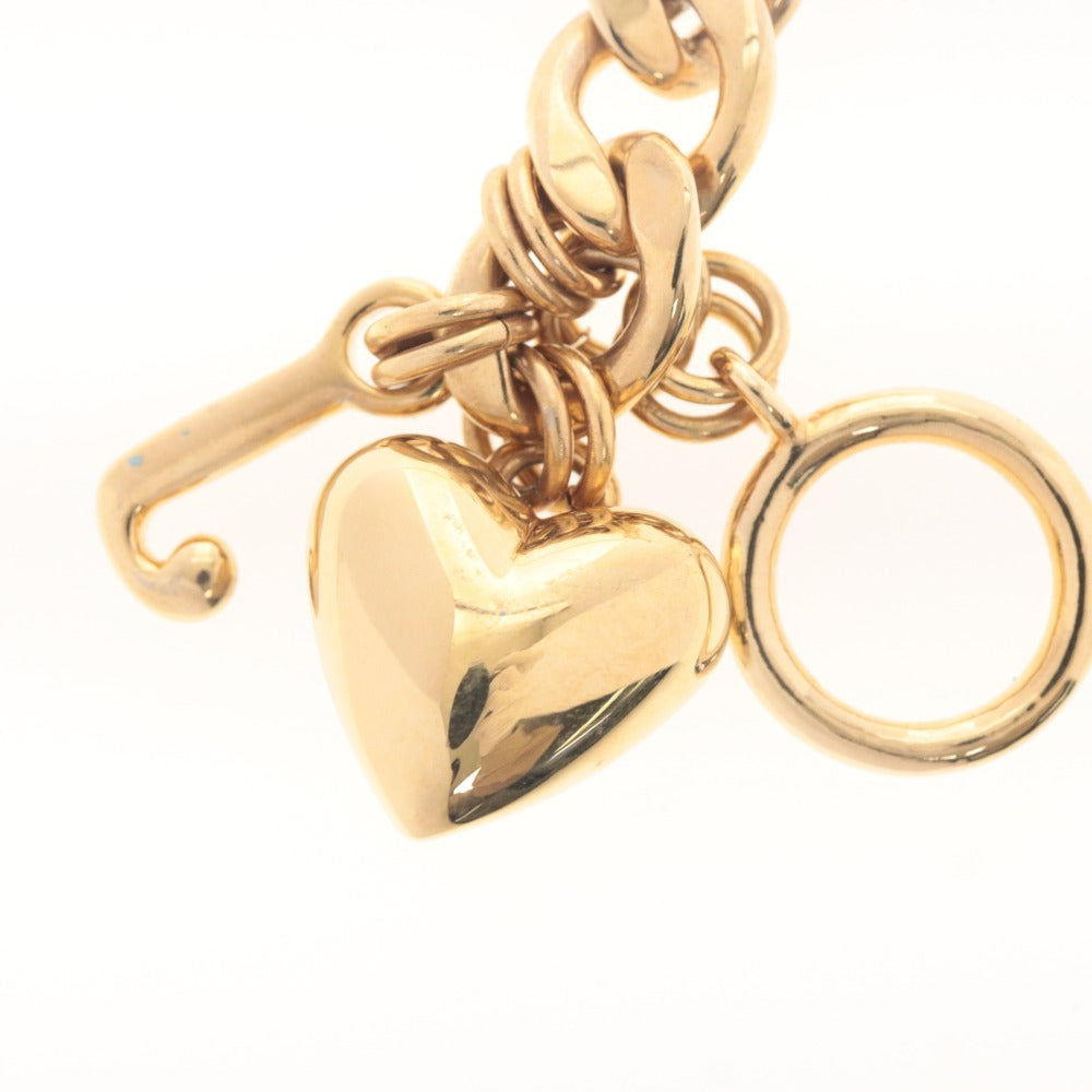 ■ JUICY COUTURE ジューシークチュール ブレスレット アクセサリーチェーン ハートチャーム 58.6g レディース ゴールド 箱付き