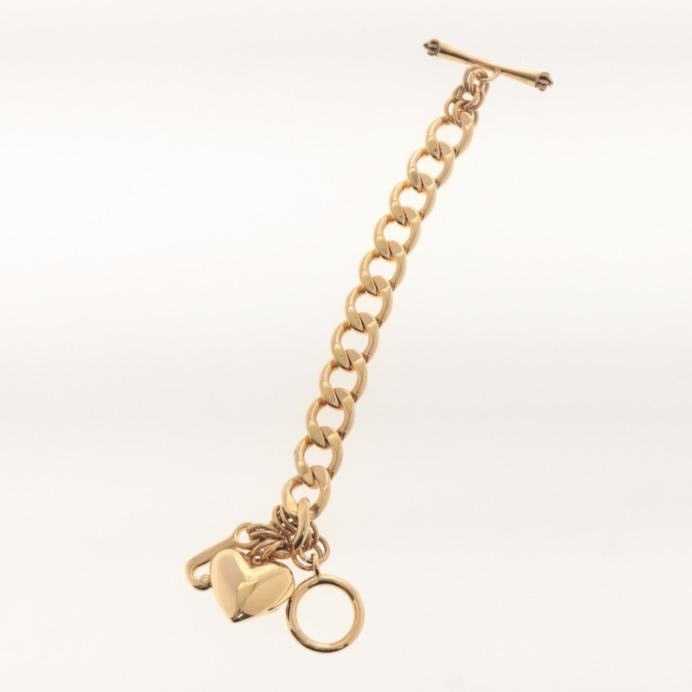 ■ JUICY COUTURE ジューシークチュール ブレスレット アクセサリーチェーン ハートチャーム 58.6g レディース ゴールド 箱付き