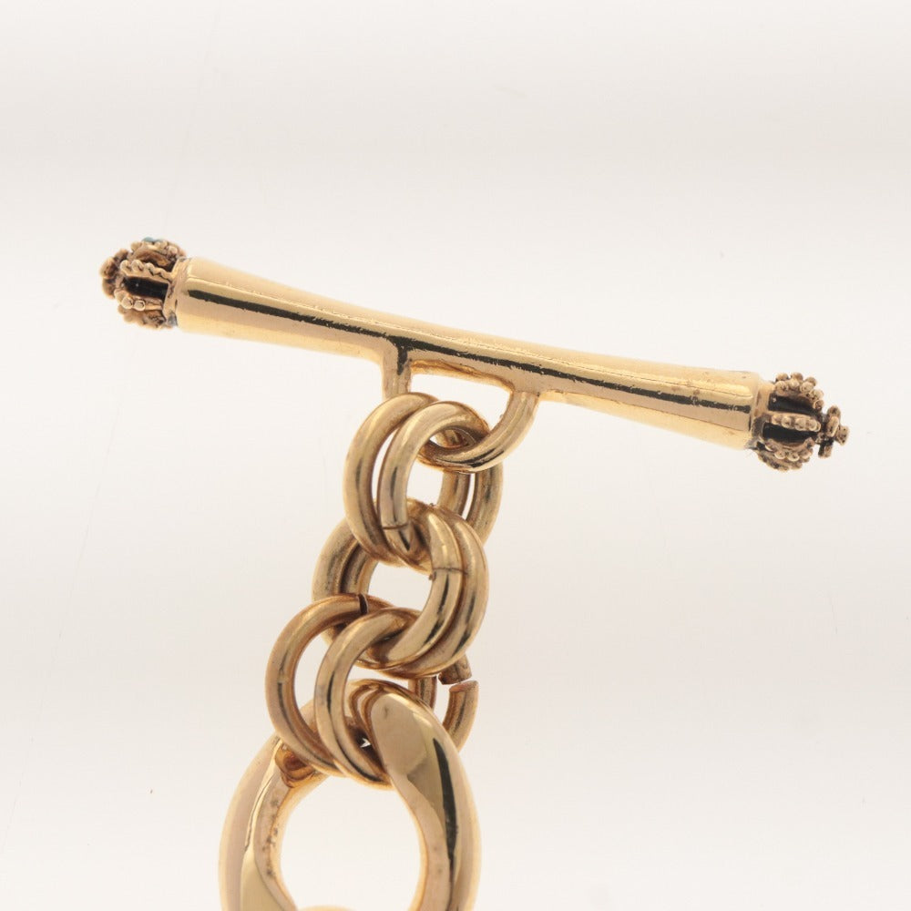 ■ JUICY COUTURE ジューシークチュール ブレスレット アクセサリーチェーン ハートチャーム 58.6g レディース ゴールド 箱付き