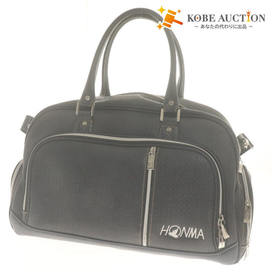 ■ HONMA Honma Golf Boston Bag, 2-Way, Golf Accessories, Embroidered, Black, Navy