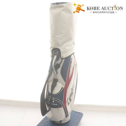 ■ Taylormade Caddie Bag Golf Bag TD271 Truelight 5-Way Divider White Navy Red