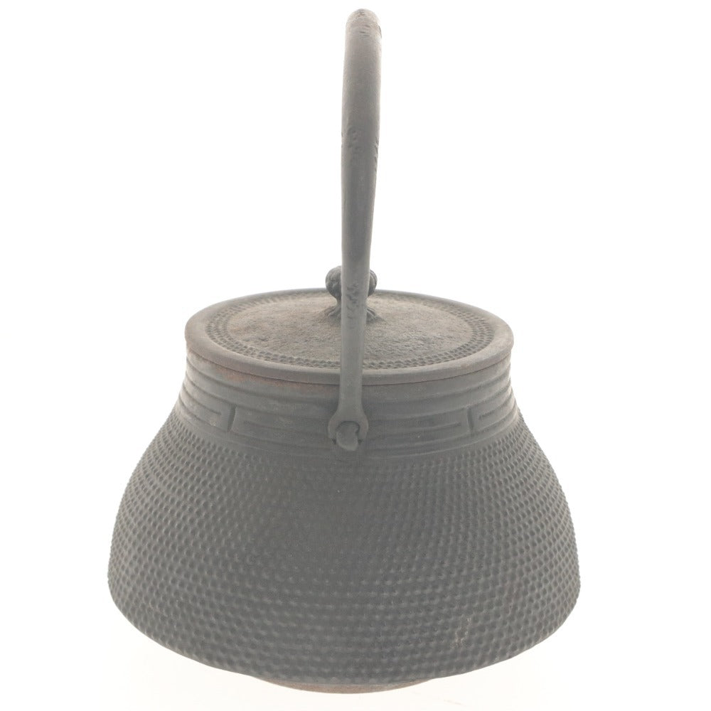 ■ 急須 鉄瓶 南部鉄器 茶道具 煎茶道具 アンティーク 茶器 あられ模様 伝統工芸 鉄器