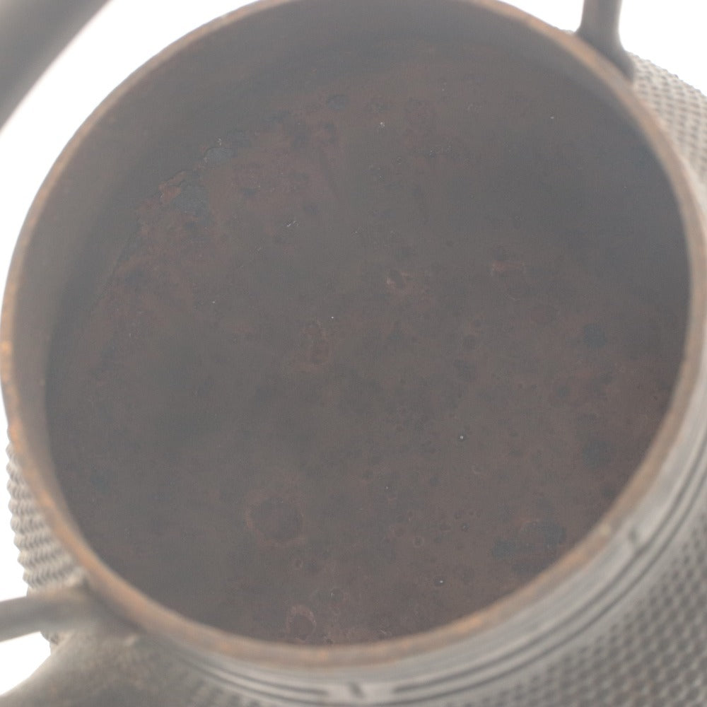 ■ 急須 鉄瓶 南部鉄器 茶道具 煎茶道具 アンティーク 茶器 あられ模様 伝統工芸 鉄器